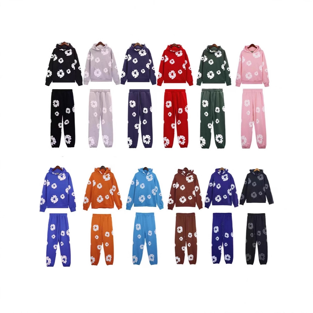Foam Printed Loose Sweatshirt Y2K Hip-Hop Street Wear Men's and Women's Pullover Casual Tops 2025 European and American Trendy Brands